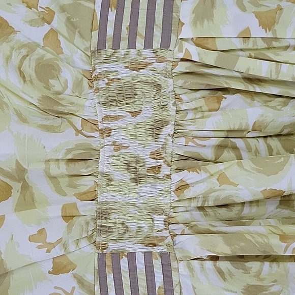 Eshakti Yellow Floral Short Sleeve Dress Size 16/XL - Picture 7 of 10